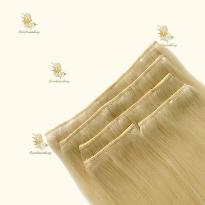 Clip in Hair Extension 100% capelli umani setacciati dritti look versatile e naturale