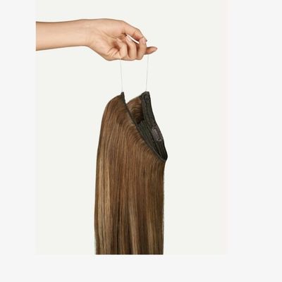 Stretti di filo di pesce One Piece Haloin Hair Extensions con volume e lunghezza colorante