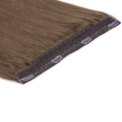 Remy Haloin Hair Extensions Capelli umani con stile pre-connesso e fascia invisibile