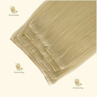 Clip di stile pre-connesso Clip Ins capelli doppiamente disegnati 100% estensioni di capelli umani vergini
