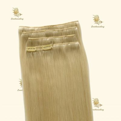 Clip di stile pre-connesso Clip Ins capelli doppiamente disegnati 100% estensioni di capelli umani vergini