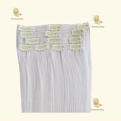Clip di stile pre-connesso Clip Ins capelli doppiamente disegnati 100% estensioni di capelli umani vergini