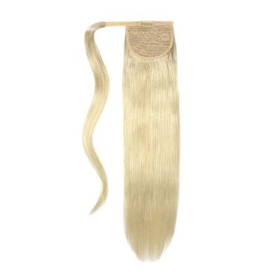Estensione di coda di cavallo a capelli umani retti PE-230829 20 pollici Kinky Coda di cavallo retta/curly