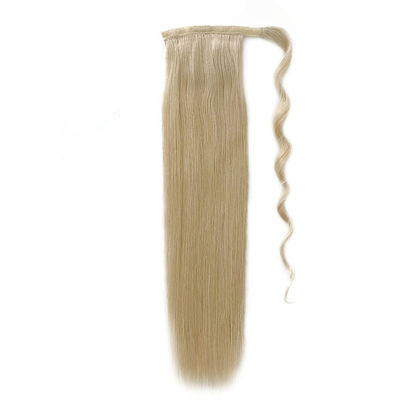 Estensione di coda di cavallo a capelli umani retti PE-230829 20 pollici Kinky Coda di cavallo retta/curly