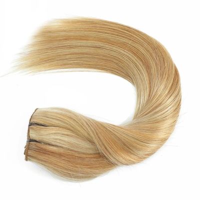 Capelli umani russi vergini a doppio disegno rettilineo Muti-Color più sottile clip senza cuciture nelle estensioni dei capelli