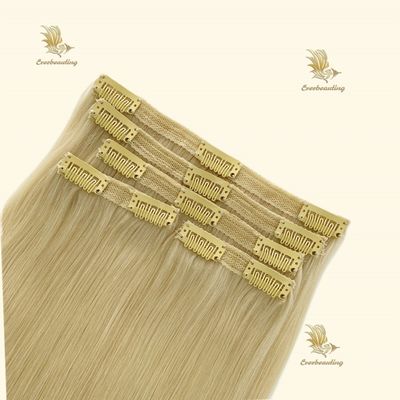 Capelli umani brasiliani doppiamente tracciati clip di pizzo in estensioni di capelli costi di spedizione inclusi