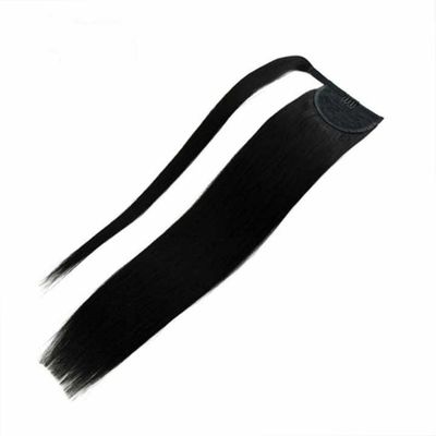 100% di capelli vergini umani Remy, estensioni di capelli a coda di cavallo, personalizzate a portata di mano.