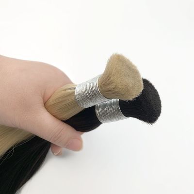 Remy Hair Bulk cuticule vergine russa allineata trecce di capelli umani estensione HH-230830