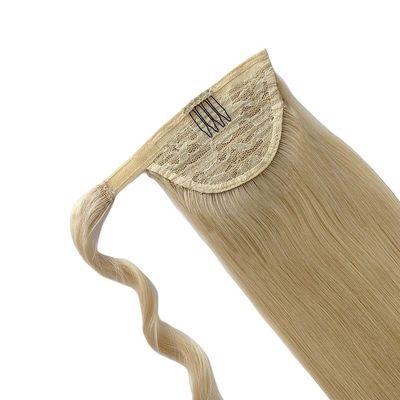 Estensione di capelli a coda di cavallo brasiliano a doppio tratto in un pezzo con rimborso di 30 giorni