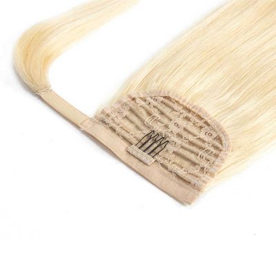 Estensione di capelli a coda di cavallo brasiliano a doppio tratto in un pezzo con rimborso di 30 giorni
