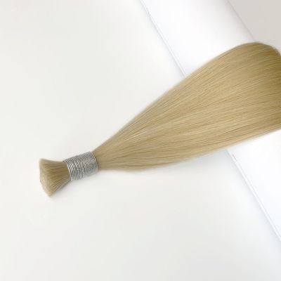 100% Remy Capelli Vergini Indiani in Grosso Biondi Naturali Etero Russo