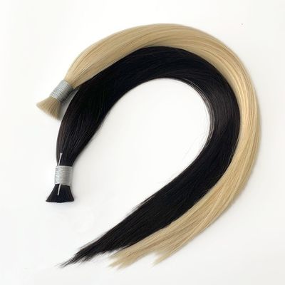 100% Remy Capelli Vergini Indiani in Grosso Biondi Naturali Etero Russo