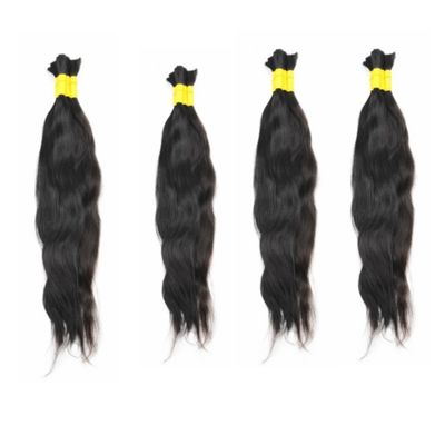 Pacchetto Peso lordo 0,300kg di capelli umani russi slavi in vrazza 20-100cm Estensione dei capelli