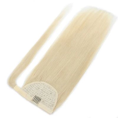 Capelli Remy Brasiliani Ricci Avvolti intorno alla coda di cavallo Capelli umani senza grovigli