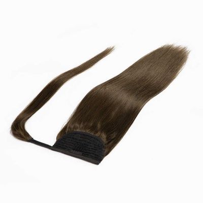 100% di capelli umani vietnamiti crudi, confezionati su misura, richieste di estensioni di coda di cavallo