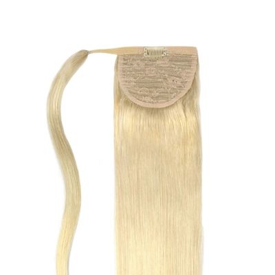 Pagamento completo Cuticule vergine grezza Capelli allineati Coda di cavallo 10A 12A Grado naturale retta