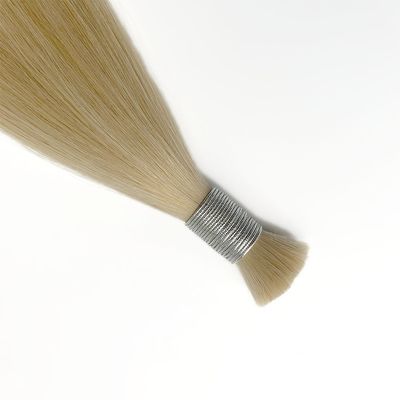 Hairbulks-231016 Vietnamese Super Double Draw Blonde Bulk Hair Extensions 60 613