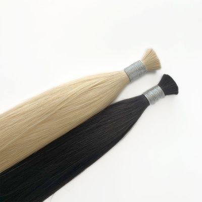 Vietnamese Russia capelli umani vergini in blocco per la treccatura
