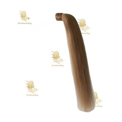 100% capelli umani Remy coda di cavallo stile retto capelli russi coloranti