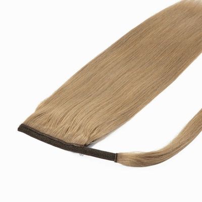 Ponytail lungo e retto, avvolgente, con clip, estensioni di capelli, parrucchiere naturale, parrucchiere