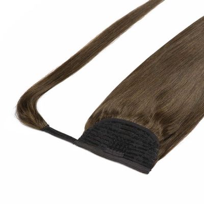 Clip per capelli indiani in pettine Capelli umani avvolgono le estensioni di coda di cavallo Tipo pre-connesso