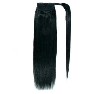 Clip per capelli indiani in pettine Capelli umani avvolgono le estensioni di coda di cavallo Tipo pre-connesso