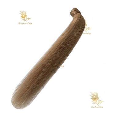 Clip per capelli indiani in pettine Capelli umani avvolgono le estensioni di coda di cavallo Tipo pre-connesso