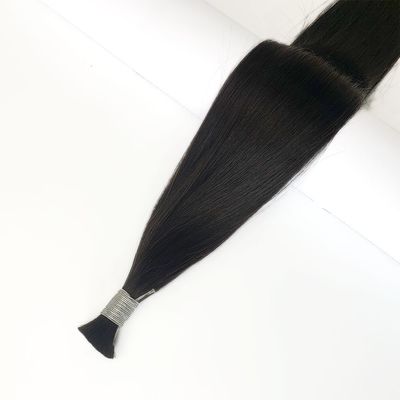 Blonde Bone Straight Human Hair Extension doppio disegnato con 0,300 kg di peso lordo del pacchetto