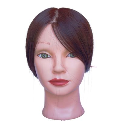 16 pollici 100% capelli umani testa di allenamento per professionisti professionisti
