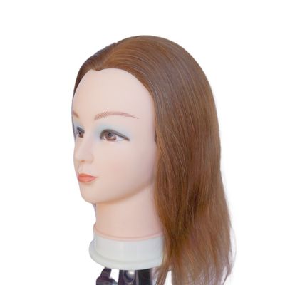 100% Capello di allenamento per capelli umani Testa manichino per l'allenamento strumento professionale