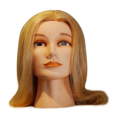 100% Capello di allenamento per capelli umani Testa manichino per l'allenamento strumento professionale
