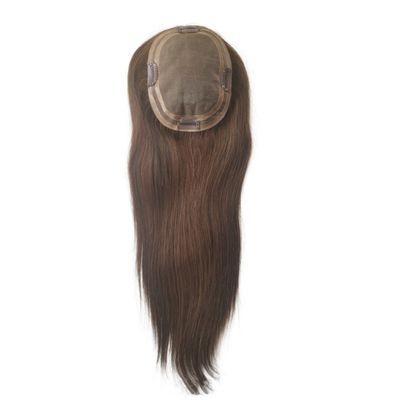 Toppers per capelli umani vergini in pizzo mono per capelli femminili in perdita di peso nel tipo di capelli europeo