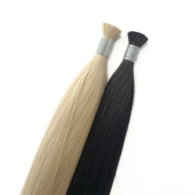 Personalizzazione 100g di capelli rustici di colore chiaro