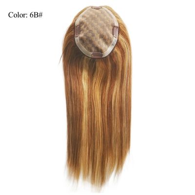 Capelli umani Topper a mano legato Mono Top Piece per la base completa Lace Perugia