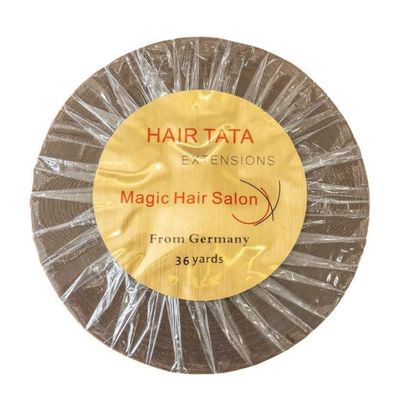 Costo di spedizione Nastro adesivo per estensione capelli blu bianco giallo Perrucca adesivo rollo HT-230830