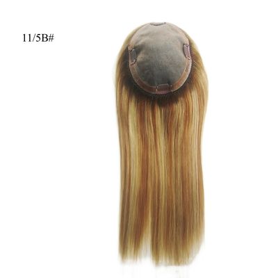 Sistema di capelli Mono Toupee per donne naturale rettilineo cinese cuticule Remy capelli Topper