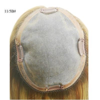 Sistema di capelli Mono Toupee per donne naturale rettilineo cinese cuticule Remy capelli Topper