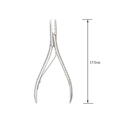 US Plier in acciaio inossidabile per la rimozione di perline di estensione professionale dei capelli a cheratina