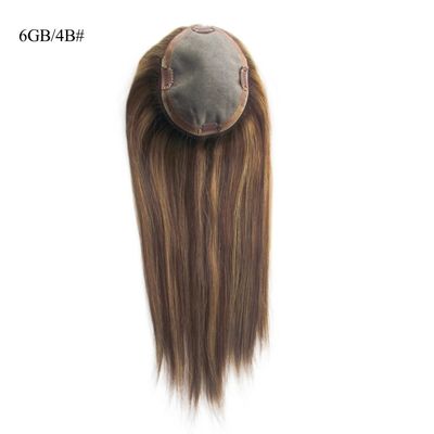 Mono Base Topper ebraico kosher per donne 5.5X6 Prime Prime Cuticle Aligned Hair Piece