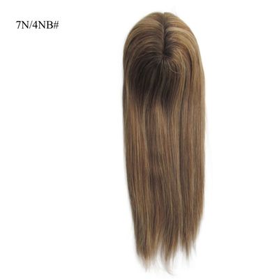 Mono Base Topper ebraico kosher per donne 5.5X6 Prime Prime Cuticle Aligned Hair Piece