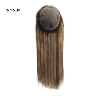 Remy Hair Mono Topper per capelli umani per donne con capelli sottili 0,300 kg Peso lordo del pacchetto