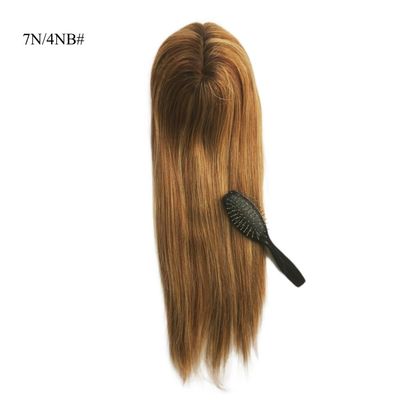 Remy Hair Mono Topper per capelli umani per donne con capelli sottili 0,300 kg Peso lordo del pacchetto