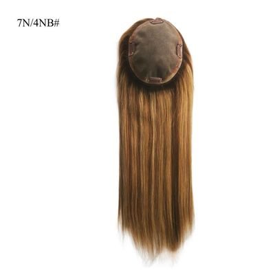 Remy Hair Mono Topper per capelli umani per donne con capelli sottili 0,300 kg Peso lordo del pacchetto