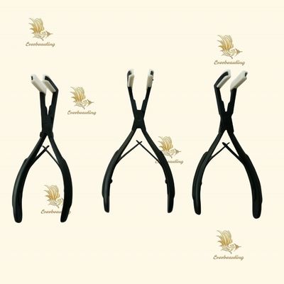 Moneta statunitense Estensioni in acciaio tedesco Tape Sealing Plies Flat Tip Hair Extension Plier