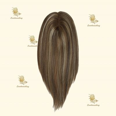 5*6.5 pollici di doppio nodo mono PU capelli per le donne base di seta in monofilamento invisibile