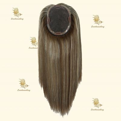 Remy Hair Topper-23007 Monofilament Topper Highlight Legato a mano 3X6.5 base mono