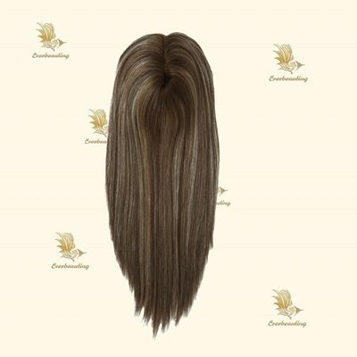 Remy Hair Topper-23007 Monofilament Topper Highlight Legato a mano 3X6.5 base mono