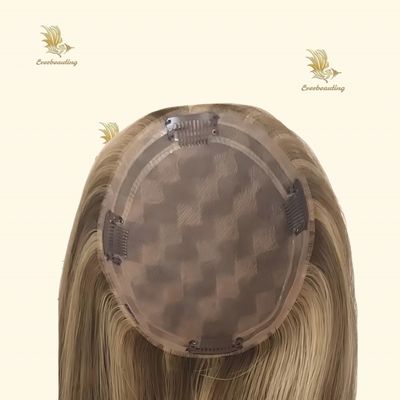 5*6.5 pollici Remy Topper per capelli Toupee per donne Highlight Color Topper-240523