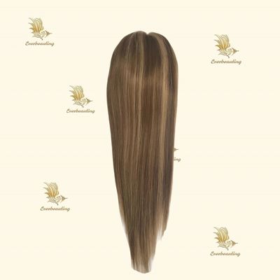 5*6.5 pollici Remy Topper per capelli Toupee per donne Highlight Color Topper-240523